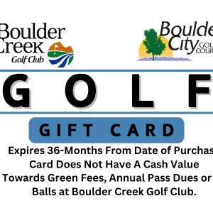 $100 Golf Gift Card