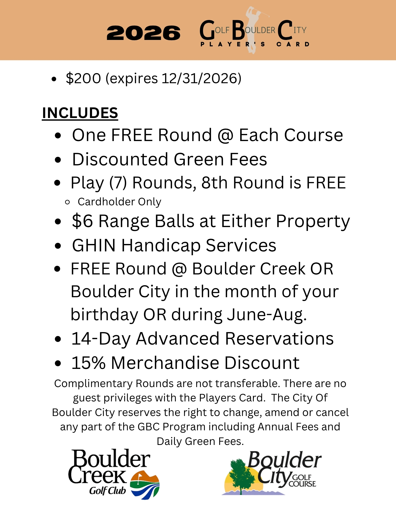 2026 GBC Players Card